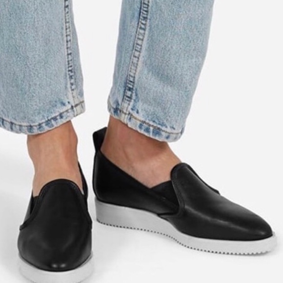 Everlane Shoes - Sold Everlane Black leather Street Shoe sz. 5.5